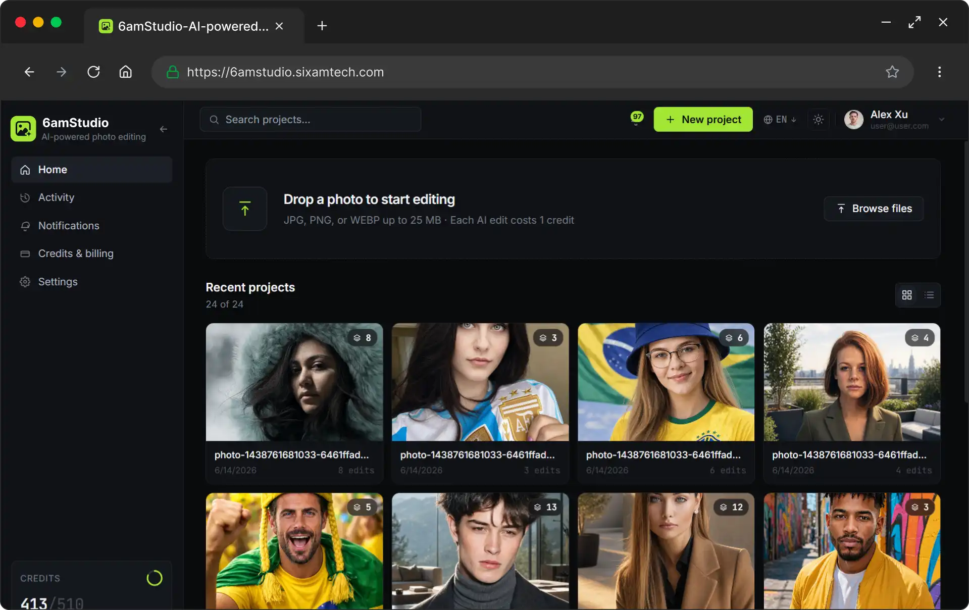 User Panel Dashboard
